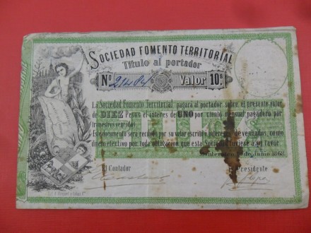Urugvaj-Uruguay 10 Pesos 1868, O, P7837, eR