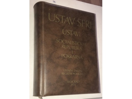 Ustav SFRJ-Ustavi socijalističkih republika i pokrajina