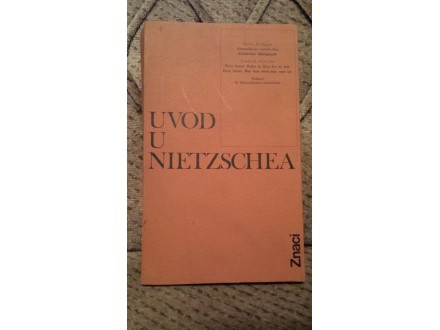 Uvod u Nietzschea (Niče, Hajdeger) edicija Znaci