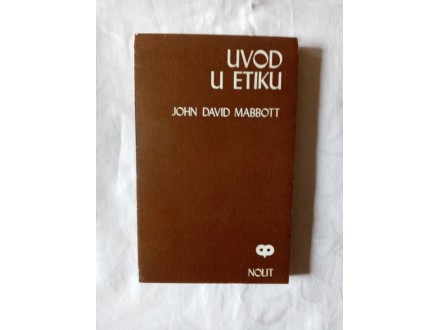 Uvod u etiku - John David Mabbott