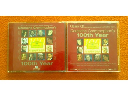 VA - Deutsche Grammophons 100th Year (CD) Made in UK