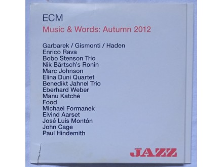 VARIOUS  -  ECM  Music &;; Words:  Autumn 2012