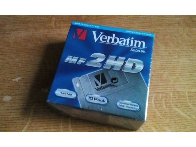 VERBATIM MF 2 HD 10 pack