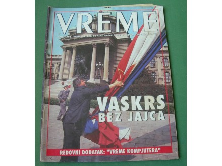 VREME br. 80, 1992. - Spuštanje zastave