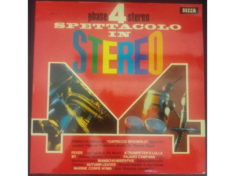 Various - Spettacolo In Stereo LP (MINT,1966)