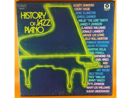 Various ‎– History Of Jazz Piano, 3xLP, Box