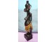 Velika drvena afrička figura skulptura ručni rad slika 1