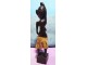 Velika drvena afrička figura skulptura ručni rad slika 4