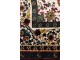 Velika svilena marama sa rusticnim motivima 93x93 cm slika 1
