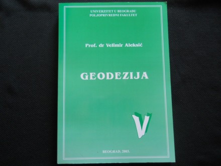 Velimir Aleksić GEODEZIJA
