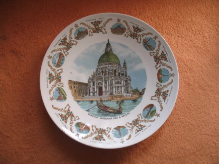 Venecija - porcelanski tanjir