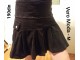 Vero Moda crna somotska suknja M slika 1
