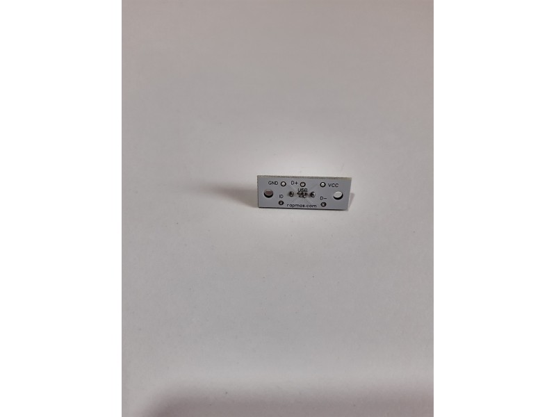 Vertikalni USB mikro ženski PCB modul za panelsku monta