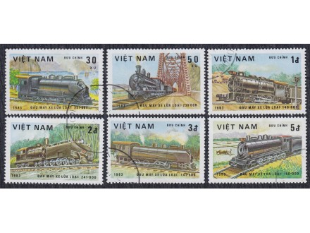 Vijetnam 1983 Lokomotive, poništeno (o)