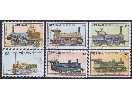 Vijetnam 1985 Lokomotive, poništeno (o)