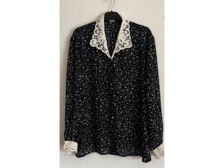 Vintage Cvetna Bluza od svile vel.XL