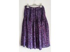 Vintage Unikatna svilena suknja sa postavom vel. S/M
