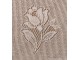 Vintage cvetna zavesa sa nasivenom trakom slika 4