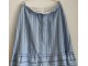 Vintage prugasta pamucna suknja sa volanom vel.XXL slika 2