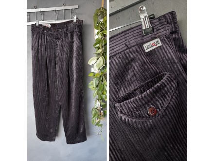 Vintage somot muske pantalone 50