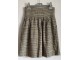 Vintage unikatna karo suknja sa visokim strukom slika 2