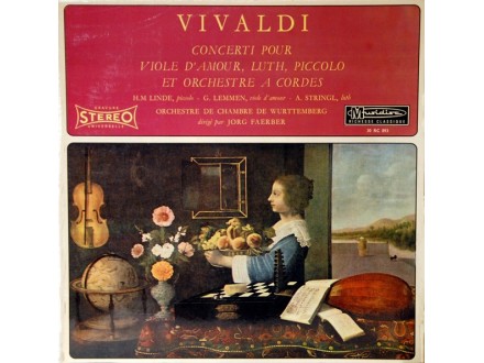 Vivaldi  Concerti Pour Viole D`Amour, Luth, Piccolo Et