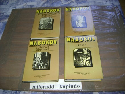 Vladimir Nabokov , komplet 4 knjige