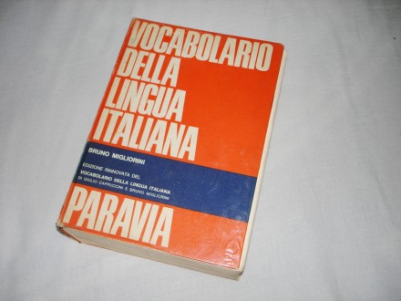 Vocabolario dela lingua italiana