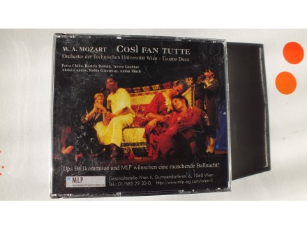 W.A. Mozart Cosi Fan Tuttle 2CD Box