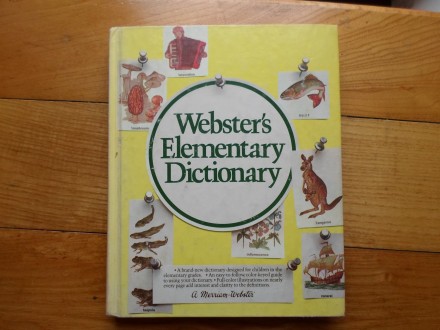 WEBSTER`S ELEMENTARY DICTIONARY ILUSTROVANO