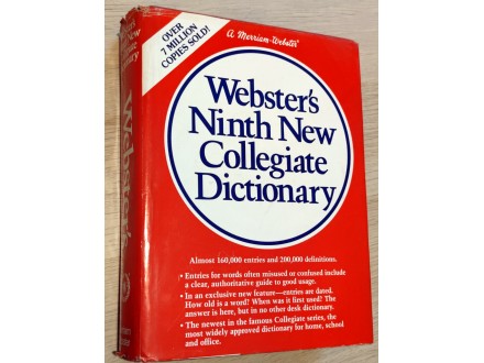 WEBSTER`S NINTH NEW COLLEGIATE DICTIONARY