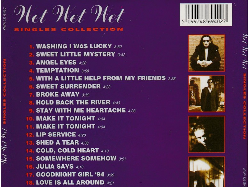 WET WET WET - Singles Collection