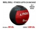 Wall Ball - Fitnes lopta za bacanje 8kg sa 2 ručice slika 1