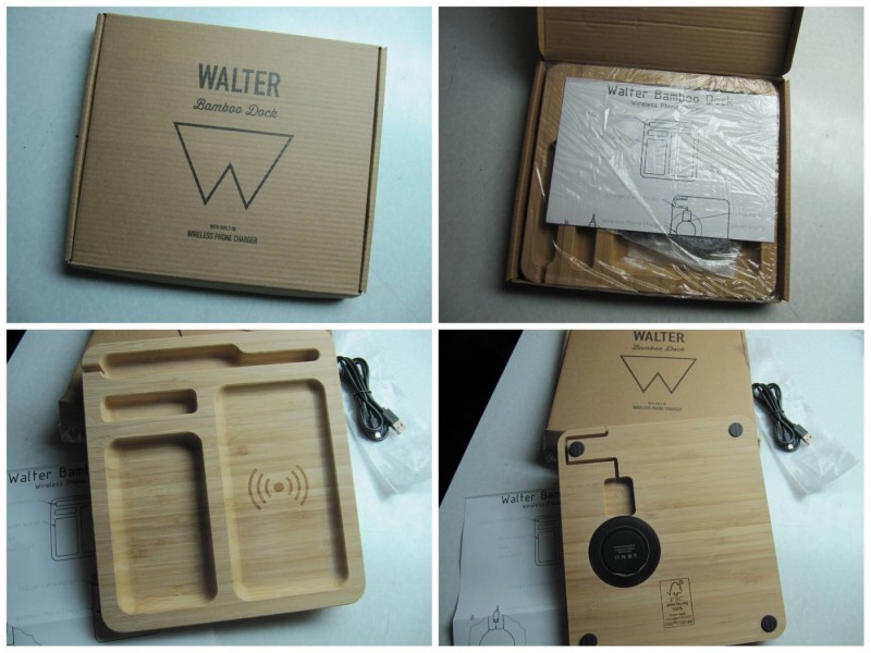 Walter Bamboo Dock Wireless charger