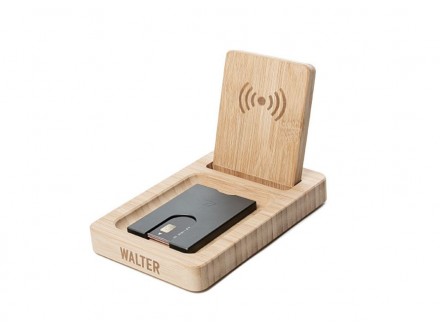 Walter Bamboo Small Dock Wireless charger