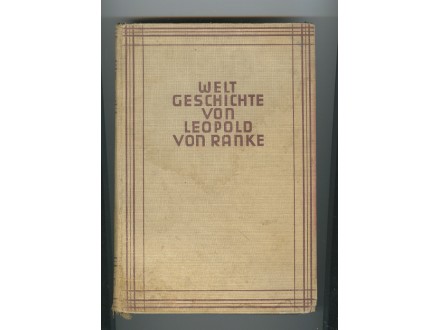 Welt Geschichte,tom 3,Leopold Von Ranke