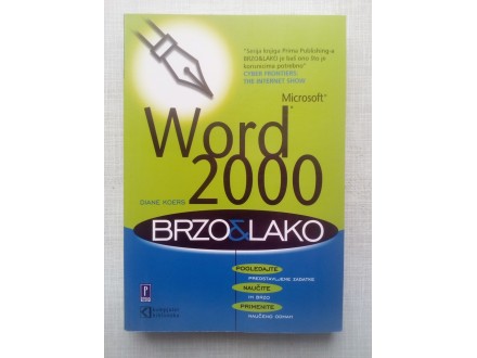 Word 2000, brzo i lako    Diane Koers