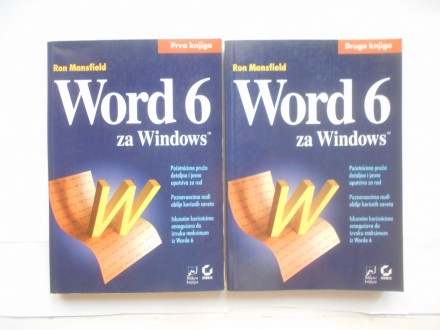 Word 6 za Windows 1-2, Ron Mansfield, mikro knjiga