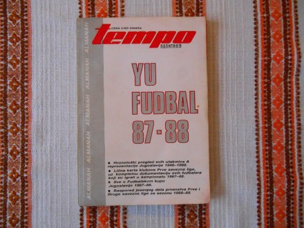 YU fudbal 87-88