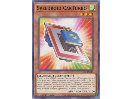 Yu-Gi-Oh!  Speedroid CarTurbo - LED8-EN016