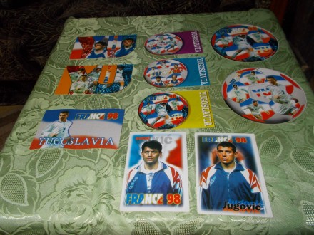 Yugoslavia - FIFA World Cup - France 98 - razglednice