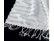 Yves Rocher blistava ešarpa sa belim i srebrnim prugama slika 1
