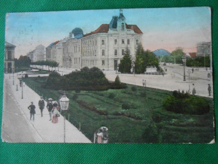 ZAGREB-SVEUŠILIŠNI TRG SA TRG.KOMOROM-1910/20./XXII-16/