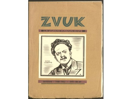 ZVUK revija za muziku 1933 anton lajovic