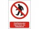 Zabranjen prolaz za pešake - nalepnice i table slika 1
