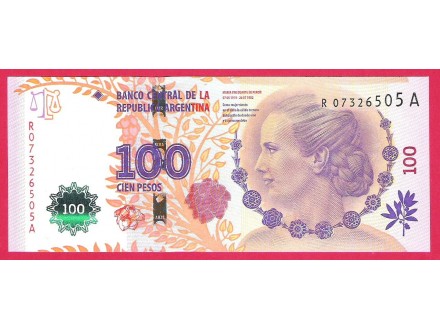 Zamenska 100 pesos 2015 godina UNC