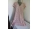 Zara roze cipkana haljina XL slika 2