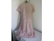 Zara roze cipkana haljina XL slika 3