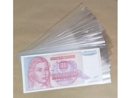 Zaštitne folije za novčanice 9 x 20 cm - 25 komada
