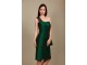 Zelena haljina od svile slika 1